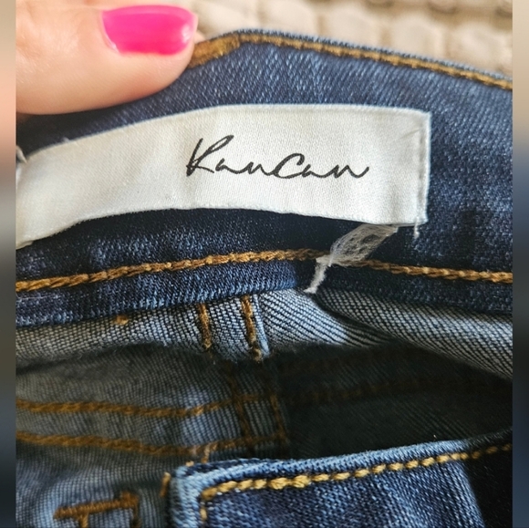 KANCAN Alani Mid Rise Super Skinny Jeans In Med/Dark Wash. Size 26 - Picture 10 of 12